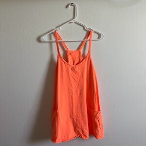 EUC Free People Hot Shot Mini Dress Hot Watermelon